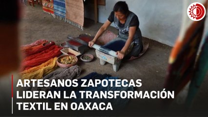 Tejedores zapotecas construyen un nuevo horizonte textil en estado mexicano de Oaxaca