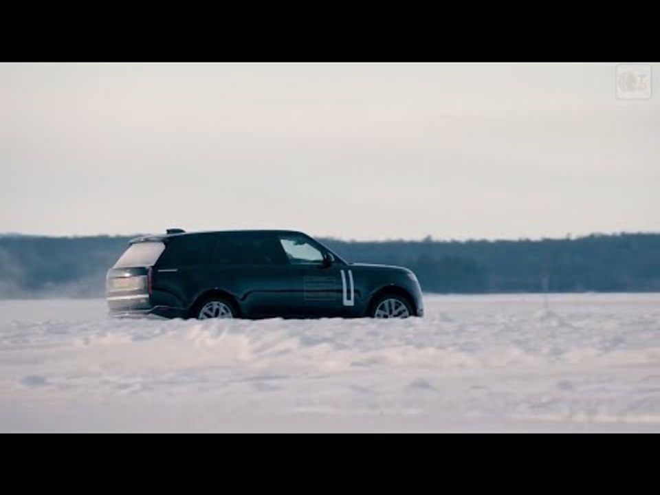 2026 range rover electric: härtetest am polarkreis | eindrucksvolle testfahrten