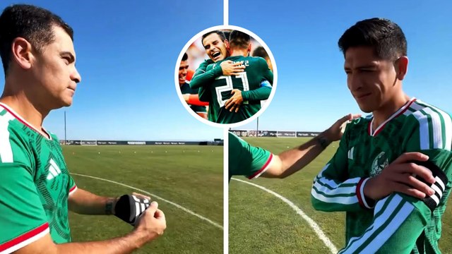 Rafa Márquez y Edson Álvarez protagonizan emotivo momento como capitanes de la Selección Mexicana