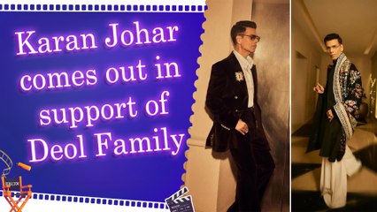 Karan Johar defends Deol family after Sunny Deol’s outburst, urges media to show sensitivity