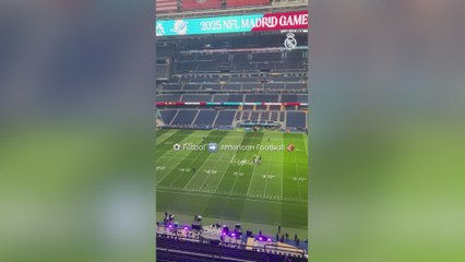 Así luce el Bernabéu a tres días de la NFL