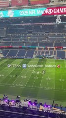 Así luce el Bernabéu a tres días del partido de NFL