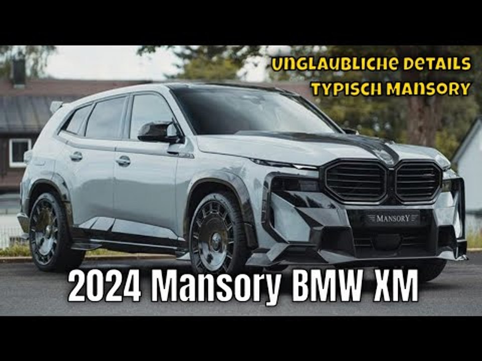 2024 Mansory BMW XM: Das ultimative Über-SUV mit Carbon-Bodykit | die Fakten