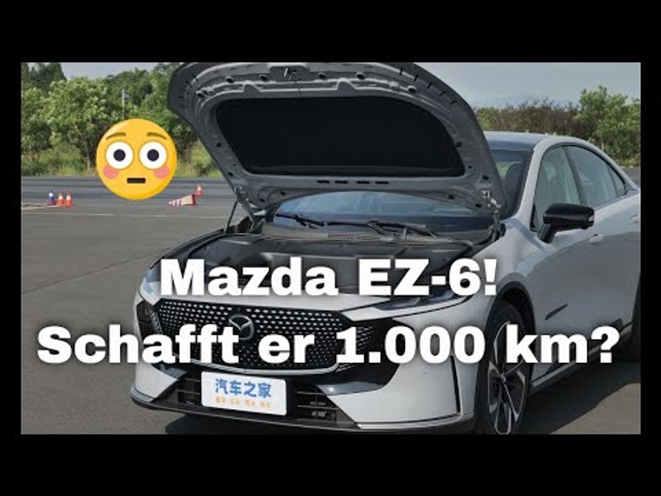 Mazda EZ-6 (2024): Neue E-Limousine mit bis zu 1.000 km Reichweite!
