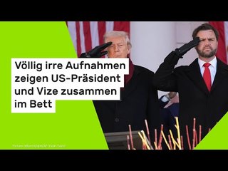 Völlig irre Aufnahmen zeigen US-Präsident und Vize zusammen im Bett