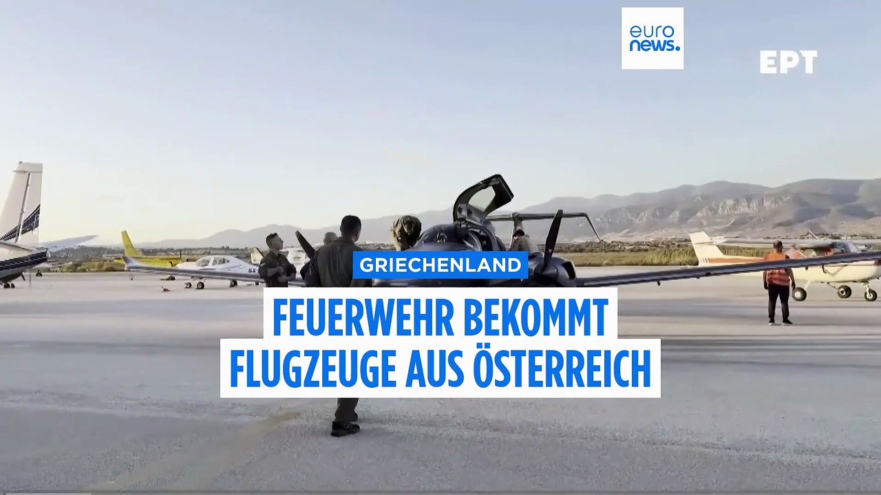 Hypermodern: Griechische Feuerwehr bekommt 3 Flugzeuge aus Österreich