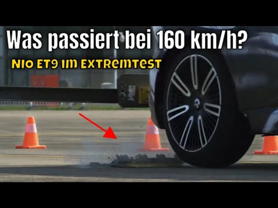 160 km/h Reifenplatzer? William testet die Stabilität vom 2025 Nio ET9 Elektro-Flaggschiff