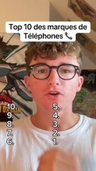 Top 10 des marques de Téléphones 📞 #telephone #téléphone #marque