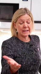 Magdalena Andersson - När matpriserna ökar då måste vi stötta vanligt folk..(13.11.25)