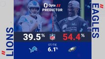Detroit Lions @ Philadelphia Eagles - Opta Predictor