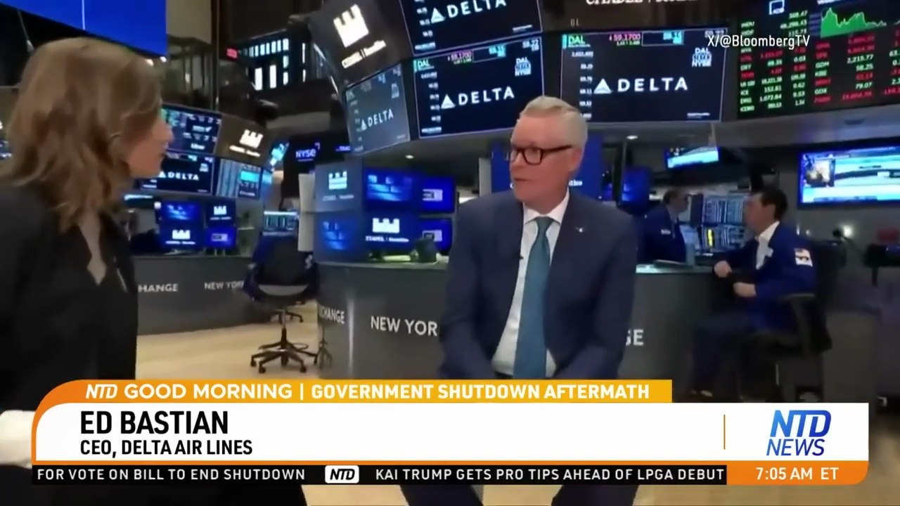 Trump Signs Bill to End Shutdown; Airlines Expect Quick Recovery _ NTD Good Morning (Nov. 13)