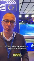 Matteo Ricci  - Oggi abbiamo espresso diversi voti nella mini plenaria di Bruxelles (13.11.25)