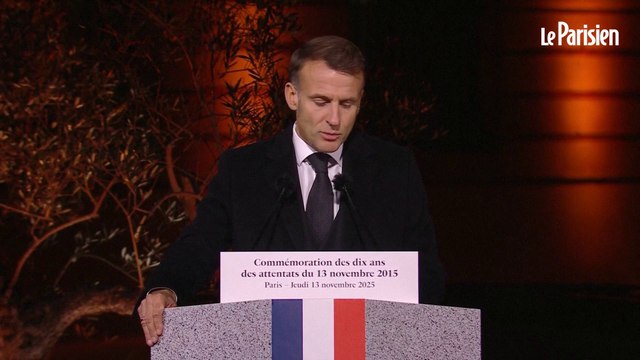 « Nous voilà 10 ans après » : l’hommage d’Emmanuel Macron aux victimes du 13 Novembre