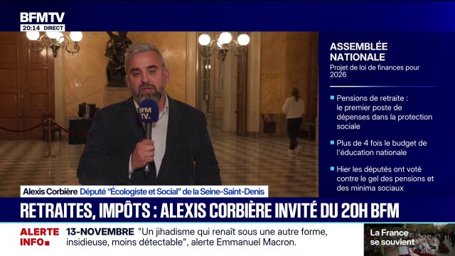 Budget 2026: Il ne faut pas toucher aux retraités , affirme Alexis Corbière (Écologiste et Social)