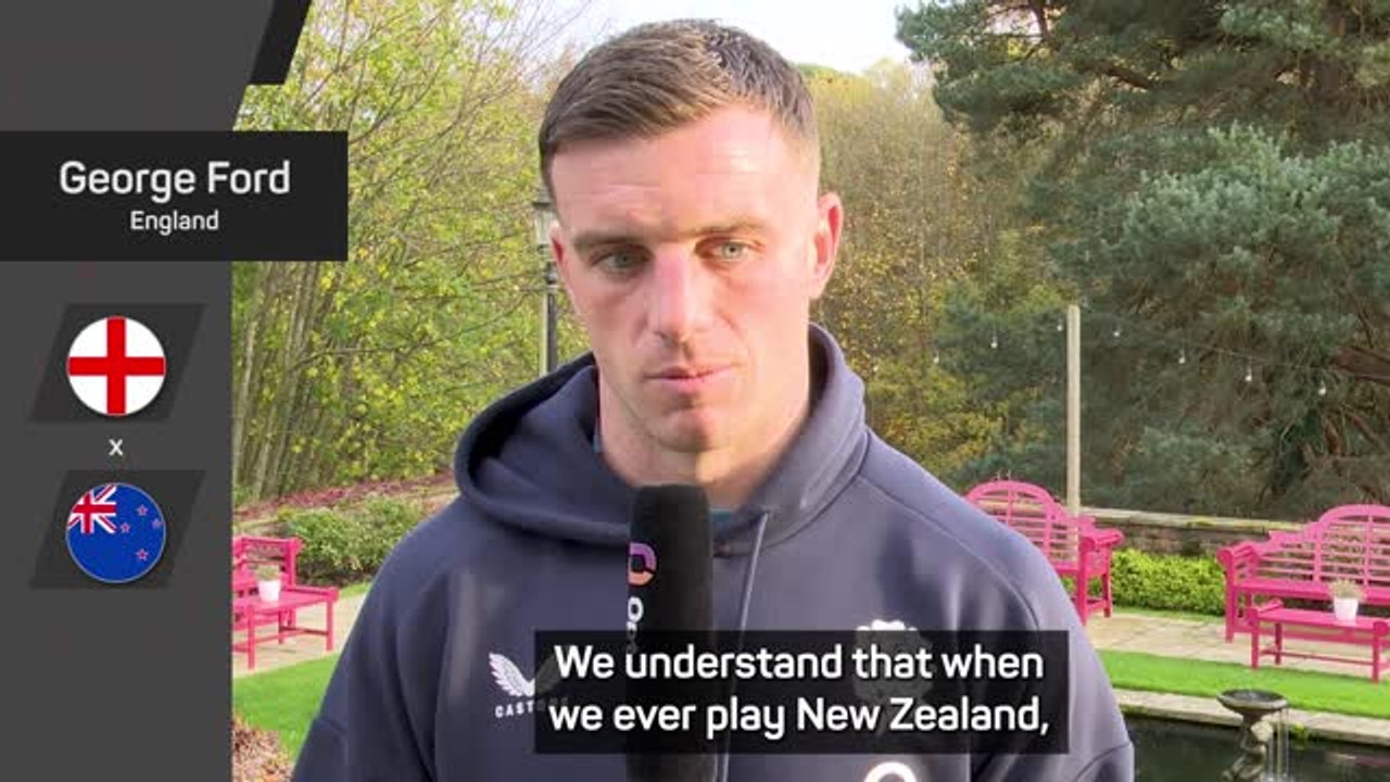 Ford ready for 'huge' All Blacks challenge