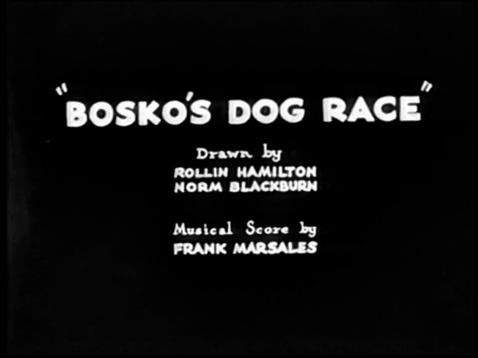 Looney Tunes - S1932E12 - Bosko's Dog Race