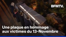 13-Novembre: la plaque en hommage aux victimes dévoilée dans le Jardin du souvenir