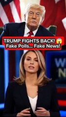 TRUMP FIGHTS BACK! 😱”“Fake Polls… Fake News!