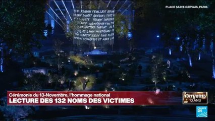 Dix ans du 13-Novembre : lecture des 132 noms des victimes des attentats