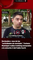 Noviembre: mes de las "actividades de montaña", Turismo Municipal realiza trekking semanales a la estación 2 del Cable Carril.