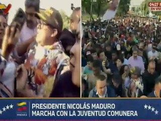 Juventud venezolana reafirma su apoyo al presidente Nicolás Maduro