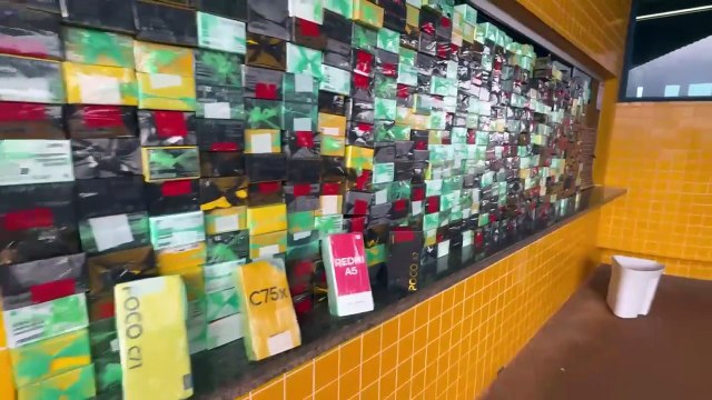 Carga de celulares avaliada em mais de R$ 500 mil é apreendida pela PRF