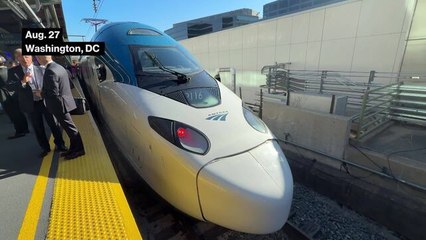Amtrak Unveils High-Speed NextGen Acela Trains