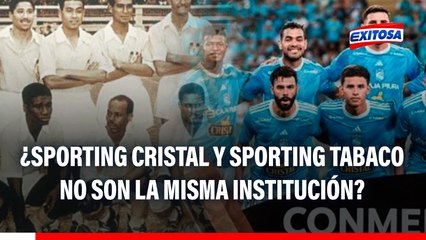 ¿Sporting Cristal y Sporting Tabaco NO SON EL MISMO CLUB?: "Fue un acuerdo de FUSIÓN"
