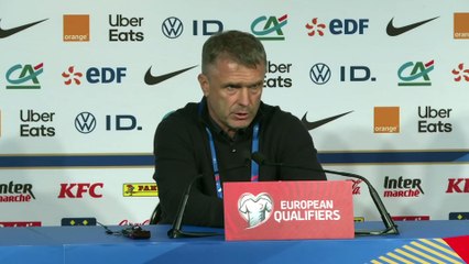 Sergueï Rebrov : « La deuxième mi-temps a été difficile » - Foot - Qualif. Coupe du monde - Ukraine