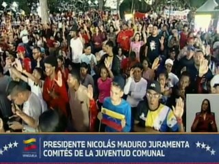 Presidente Nicolás Maduro juramentó a los Comités de la Juventud Comunal