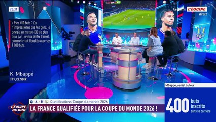 Kylian Mbappé ironise sur ses 400 buts en pro : « Il en faut 400 de plus ! » - Foot - Qualif. Coupe du monde