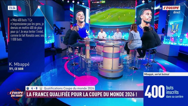 Kylian Mbappé ironise sur ses 400 buts en pro : « Il en faut 400 de plus ! » - Foot - Qualif. Coupe du monde