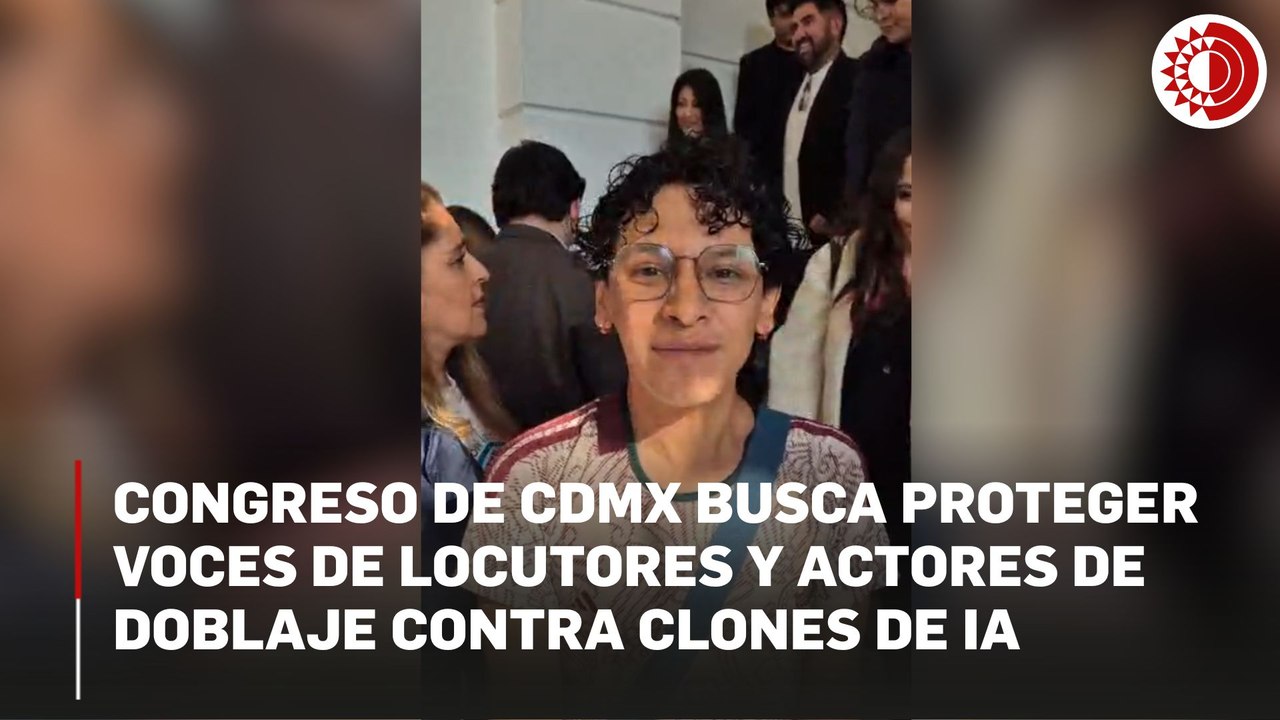Congreso CDMX aprueba iniciativa para proteger a locutores y actores frente a la IA