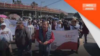 Pendidik di Mexico protes tuntut reformasi