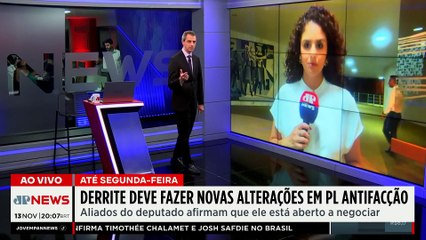 PL Antifacção: Relator Derrite fará novas mudanças no projeto; Vilela e Acacio Miranda avaliam