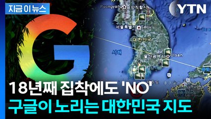 18년째 구글이 못 뚫는 한국...국민 세금 수조원 들인 초정밀 지도 [지금이뉴스] / YTN