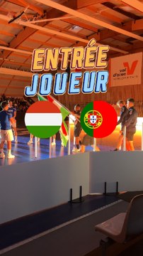 Entrée Joueur Hongrie Portugal ! #Exclu #Tiby #Handball