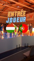 Entrée Joueur Hongrie Portugal ! #Exclu #Tiby #Handball