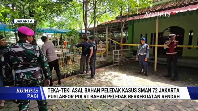 [FULL] Teka-Teki Ledakan di SMAN 72 Jakarta: dari Mana Asal Usul Bahan Peledak?