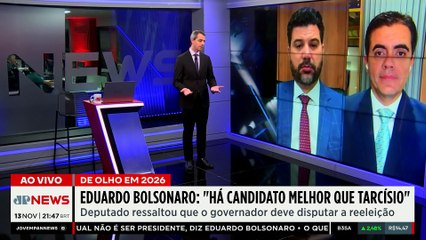 Eduardo Bolsonaro; "Há candidato melhor que Tarcísio" para 2026