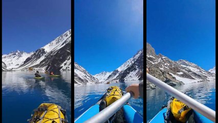 Laguna del Inca Kayak Experience: Chile’s #LagunaDelInca#KayakChile#AndesAdventure#PortilloChile