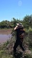 Pescando al papa de los bagres moncholo 🎣😱