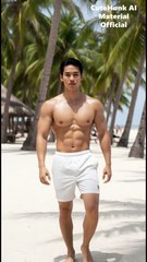 Ice Cream🍦  Muscle CuteHunk Material AI #shorts