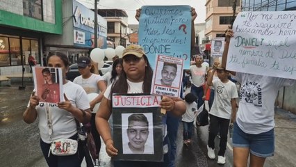 Familiares de jóvenes desaparecidos en La Chorrera marchan para solicitar respuestas