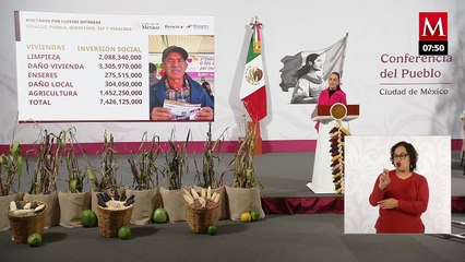 Sheinbaum: Reconstrucción tras emergencia de lluvias iniciará en diciembre