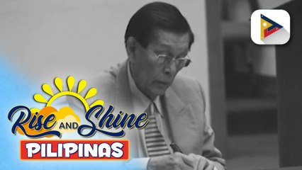 Dating Senate Pres. Juan Ponce Enrile, pumanaw sa edad na 101 | ulat ni Gab Villegas