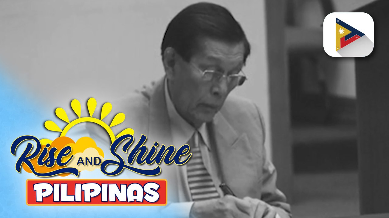 Dating Senate Pres. Juan Ponce Enrile, pumanaw sa edad na 101 | ulat ni Gab Villegas