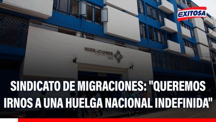 Sindicato de Migraciones anuncia PROTESTA: "Queremos irnos a una HUELGA nacional INDEFINIDA"