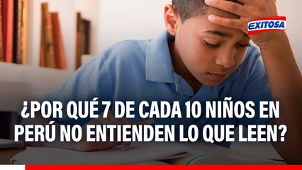Siete de cada 10 niños en Perú NO ENTIENDEN lo que leen: ¿A qué se debe esta situación?