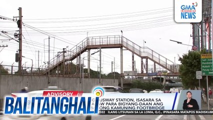 DOTr- EDSA Kamuning Busway Station, isasara sa mga piling oras at araw para bigyang daan ang konstruksyon ng bagong Kamuning Footbridge | Balitanghali
